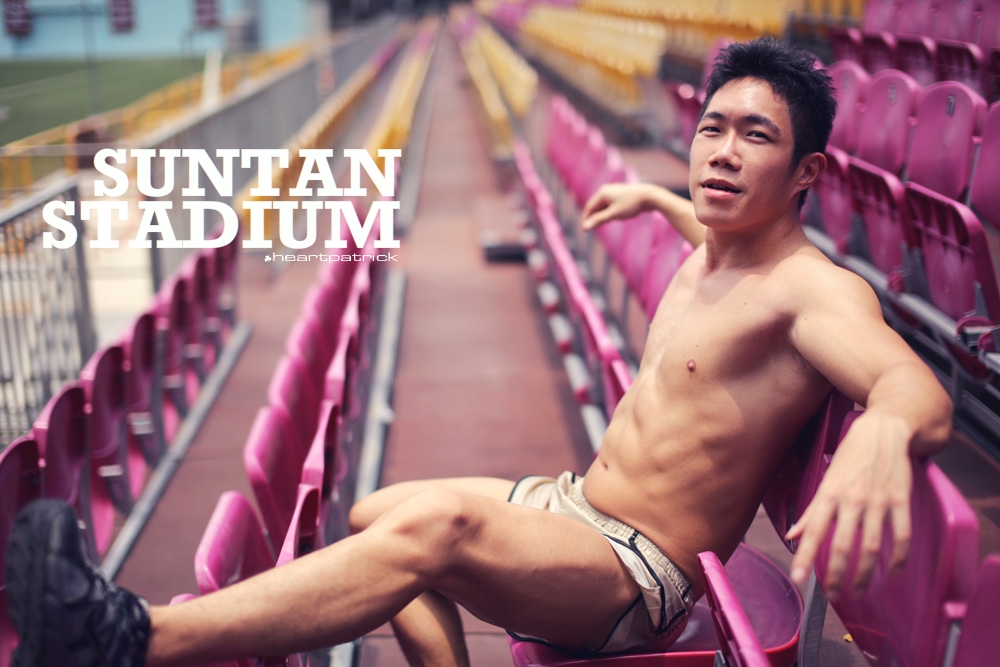 cute sexy asian boy guy portrait swimming trunk
